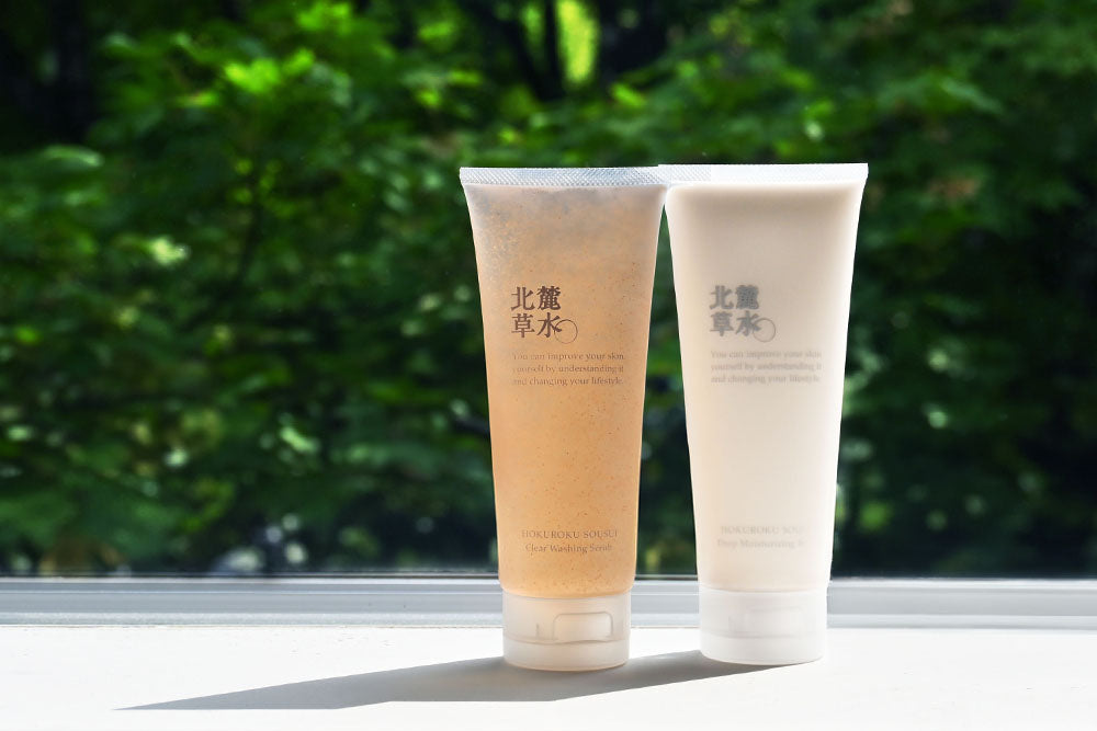 潤う肌、やわらかな肌に。スクラブ＆マスク、リニューアル。