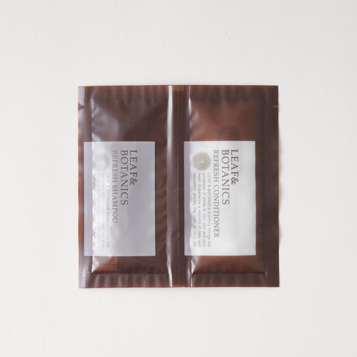 【アメニティ検討用】LEAF＆BOTANICS ヘアケア トライアルパウチ