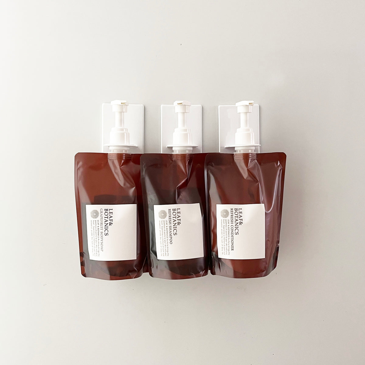 Shampoo with flex pouch
