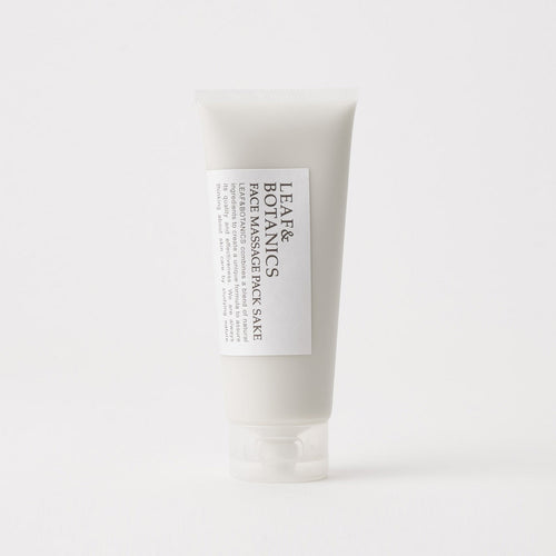 【アメニティ検討用】LEAF＆BOTANICS フェイスマッサージパック 純米酒