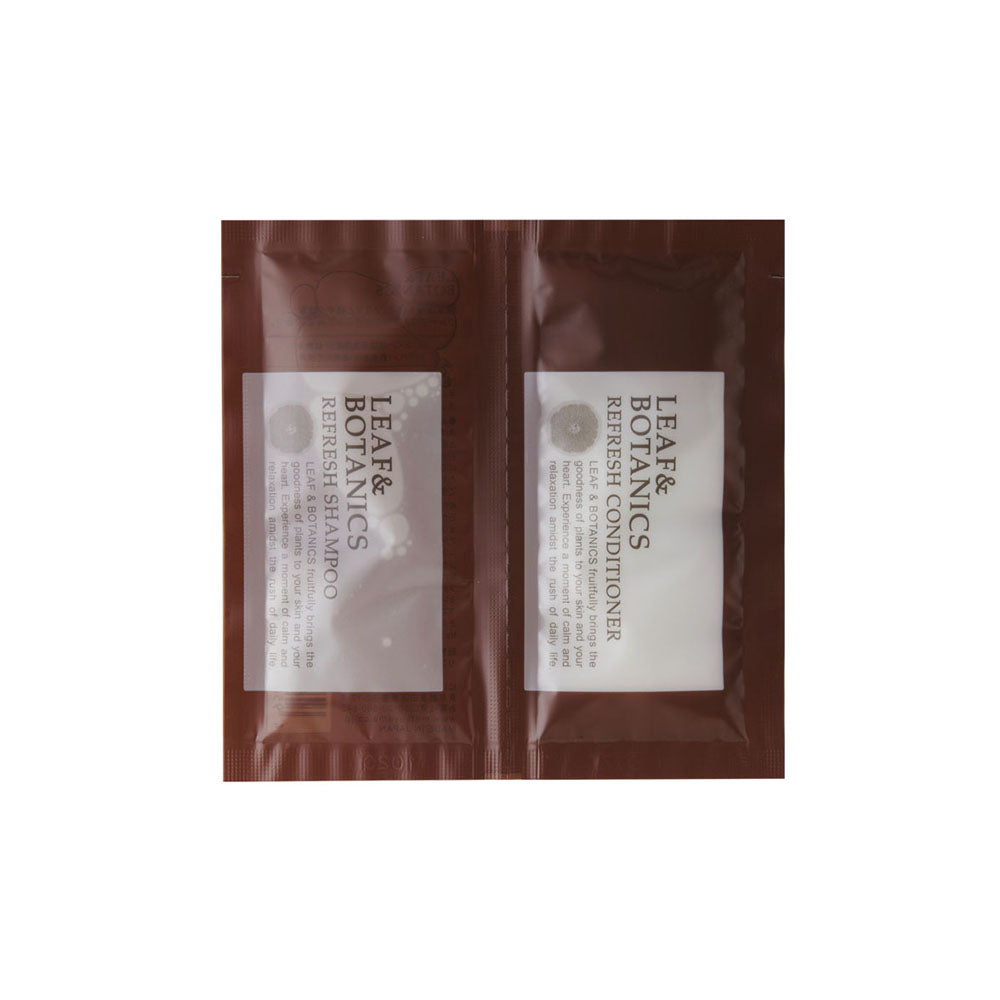 【アメニティ検討用】LEAF＆BOTANICS ヘアケア トライアルパウチ