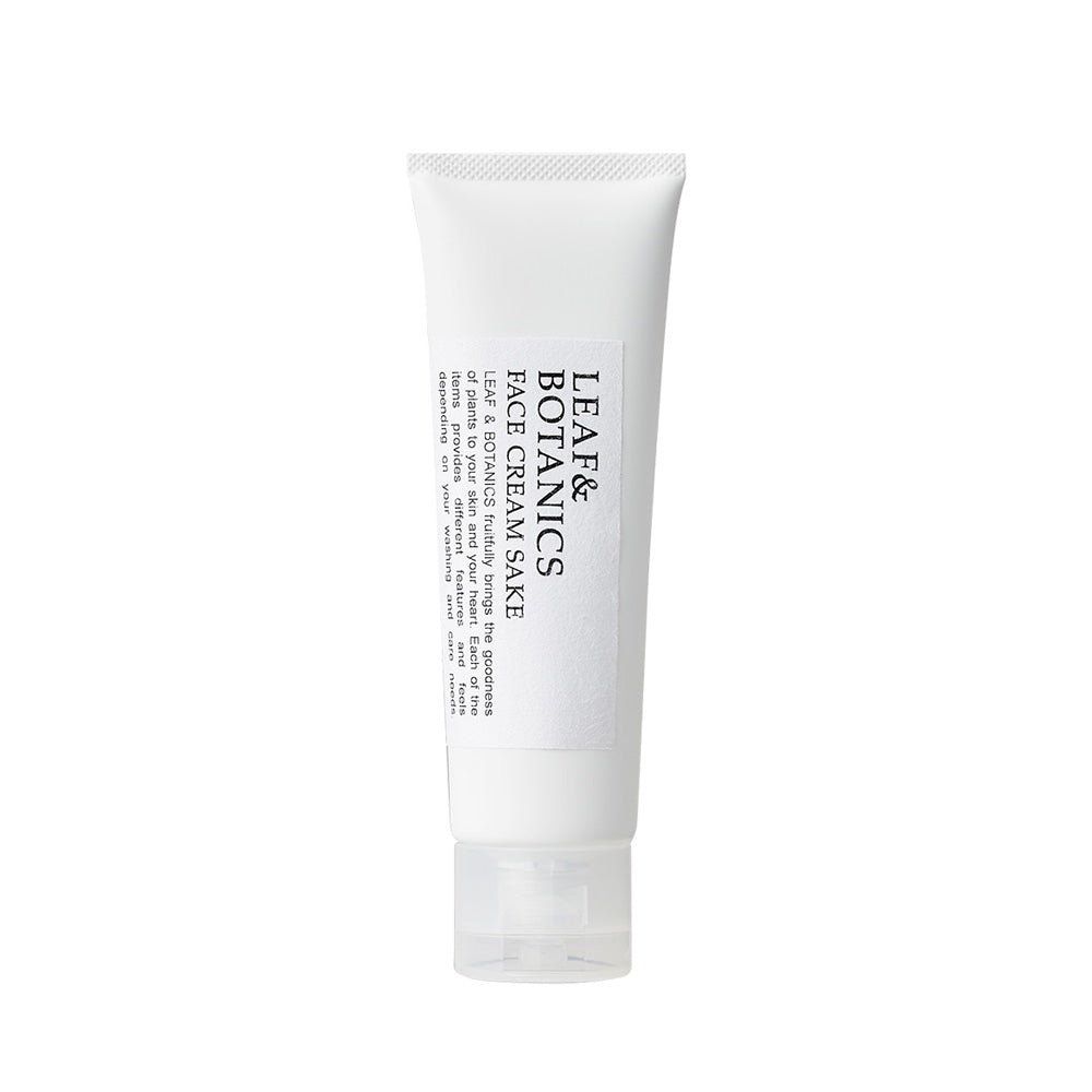 【アメニティ検討用】LEAF＆BOTANICS フェイスクリーム 純米酒