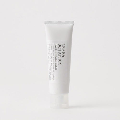 【アメニティ検討用】LEAF＆BOTANICS フェイスクリーム 純米酒