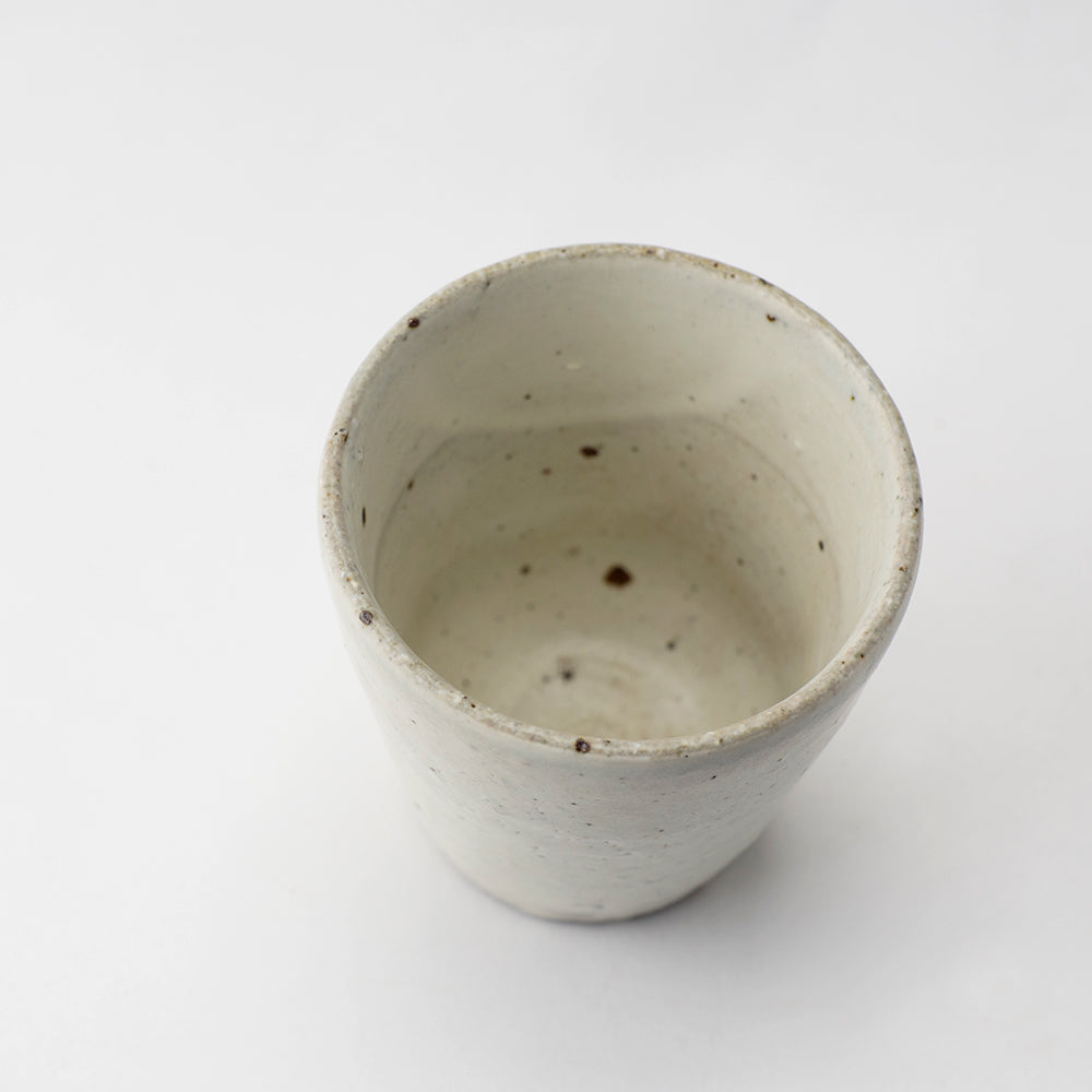 神山工房の粉引フリーカップ